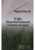 O igle błogosławieństwach i kosiarce do trawy