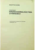 Podstawy Przechowalnictwa Żywności