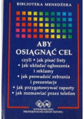 Aby osiągnąć cel