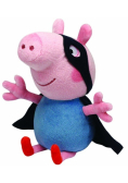 Beanie Babies Peppa Pig - George Superhero średni