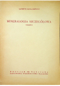 Mineralogia szczegółowa
