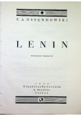 Lenin Wydanie Trzecie Reprint z 1930 r