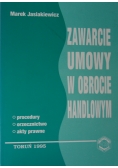 Zawarcie umowy w obrocie handlowym