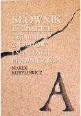 Słownik łacińskich terminów zwrotów i sentencji prawniczych