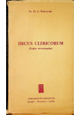 Decus Clericorum Etyka towarzyska