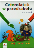 Czterolatek w przedszkolu Karty pracy Część 1