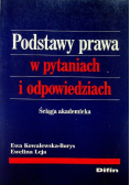 Podstawy prawa w pytaniach i odpowiedziach