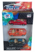 Autka metalowe 1:50 3 sztuki