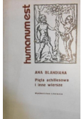 Pięta achillesowa i inne wiersze
