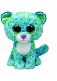 Beanie Boos Leona - niebieski leopard średni