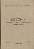 Roczniki województwa rzeszowskiego za lata 1970 1972