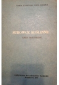 Surowce roślinne