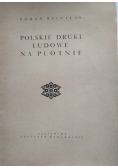 Polskie druki ludowe na płótnie