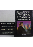 Wojna i pamięć 1 do 3 tomy /  Wichry wojny Tom 1 i 2