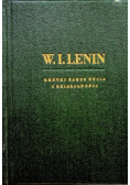 Lenin Krótki zarys życia i działalności 1949 r.