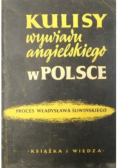 Kulisy wywiadu angielskiego w Polsce Proces Władysława Śliwińskiego 1950 r