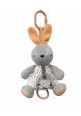 Pozytywka króliczek szary 18cm