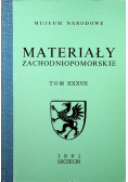 Materiały zachodniopomorskie Tom XXXVII