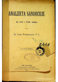 Analekta sandeckie do XVI i XVII wieku 1905 r.