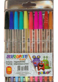 Długopisy Fluo 10 kolorów