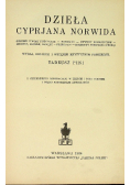 Dzieła Cyprjana Norwida, 1934 r.