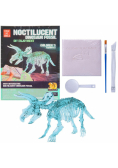 Wykopaliska paleontolog szkielet dinozaura
