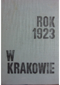 Rok 1923 w Krakowie
