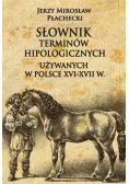 Słownik terminów hipologicznych używanych w Polsce XVI-XVII w.