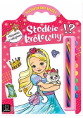 Słodkie królewny. Malowanka z naklejkami