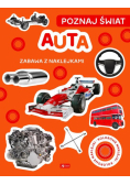 Poznaj świat Zabawa z naklejkami Auta