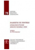 Haurietis de fontibus Społeczno etyczne kwestie wczoraj i dziś
