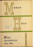 Hess  Pisma filozoficzne 1841 1850