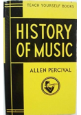 History of music