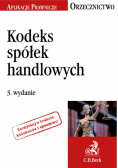 Kodeks spółek handlowych Orzecznictwo Aplikanta