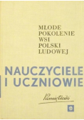 Młode pokolenie wsi Polski Ludowej Nauczyciele i uczniowie Pamiętniki