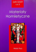 Materiały homiletyczne Wielki Post 249 rok B