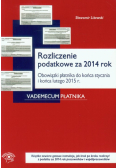 Rozliczenie podatkowe za 2014 rok