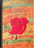 Repetytorium konwentu bonifratrów w Cieszynie z 1724 roku