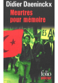 Meurtres pour memoire