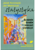 Statystyka dla studentów kierunków technicznych i przyrodniczych