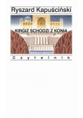 Kirgiz schodzi z konia