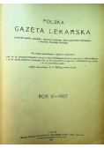Polska gazeta lekarska Rok VI nr 1 do 51 1927 r.