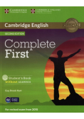 Complete First Student's Book without Answers + CD