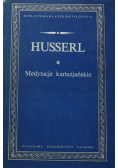 Husserl Medytacje kartezjańskie