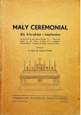 Mały ceremoniał dla kleryków i kapłanów 1949 r.