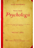 Pierwsze Zasady Psychologii 1916 r.