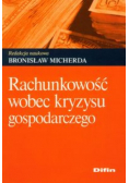 Rachunkowość wobec kryzysu gospodarczego