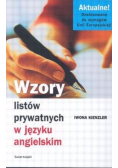 Wzory listów prywatnych w języku angielskim