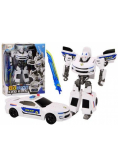 Auto-Robot 2w1 transformacja samochód policyjny