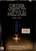 Order virtuti Militari 1792 - 1945